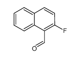 2-Fluoro-1-naphthalenecarboxaldehyde结构式