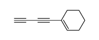 Cyclohexene, 1-(1,3-butadiynyl)- (9CI) Structure