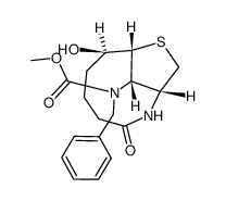 methyl benzyl((1R,7R,8R,11S)-7-hydroxy-3-oxo-9-thia-2-azabicyclo[6.2.1]undecan-11-yl)carbamate Structure