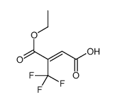 (2Z)-3-(Ethoxycarbonyl)-4,4,4-trifluoro-2-butenoic acid Structure