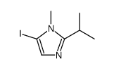 5-iodo-2-isopropyl-1-Methyl1H-iMidazole结构式