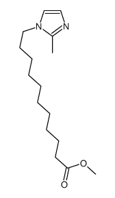 methyl 11-(2-methylimidazol-1-yl)undecanoate结构式