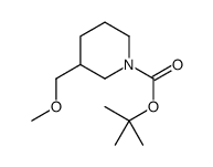 3-MethoxyMethyl-piperidine-1-carboxylic acid tert-butyl ester structure