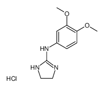 2-(3,4-dimethoxyphenylamino)imidazoline Structure