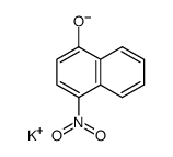 4-nitro-[1]naphthol, potassium-compound Structure