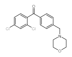 2,4-DICHLORO-4'-MORPHOLINOMETHYL BENZOPHENONE图片