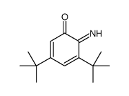 3,5-ditert-butyl-6-iminocyclohexa-2,4-dien-1-one结构式