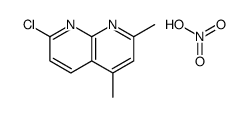 7-chloro-2,4-dimethyl-1,8-naphthyridine,nitric acid结构式