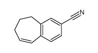 8,9-二氢-7H-苯并环庚烯-2-甲腈结构式