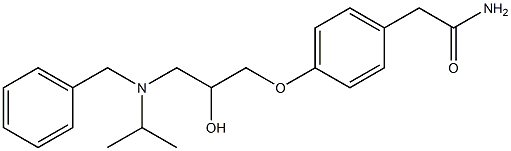 ()-2-[4-[3-(benzylisopropylamino)-2-hydroxypropoxy]phenyl]acetamide picture