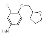 3-Chloro-4-(tetrahydro-2-furanylmethoxy)aniline Structure