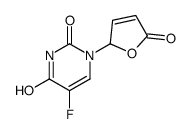 5-fluoro-1-(5-oxo-2H-furan-2-yl)pyrimidine-2,4-dione结构式