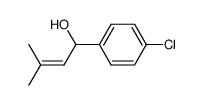 3-methyl-1-(4-chlorophenyl)-2-butenol Structure