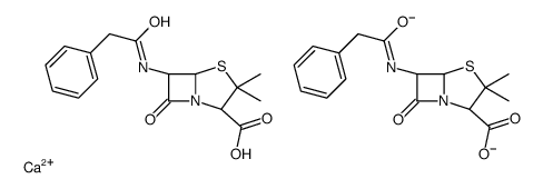 penicillin G calcium结构式