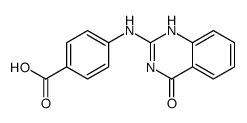 4-[(4-oxo-1H-quinazolin-2-yl)amino]benzoic acid Structure