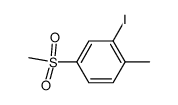 2-iodo-1-methyl-4-(methylsulfonyl)benzene结构式