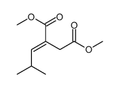 dimethyl 2-(2-methylpropylidene)butanedioate结构式