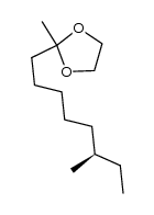 (R)-(-)-2,2-ethylenedioxy-8-methyldecane Structure