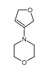 Morpholine,4-(2,5-dihydro-3-furanyl)-结构式