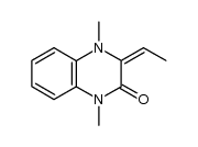 3-ethylidene-1,4-dimethyl-3-oxo-1,2,3,4-tetrahydroquinoxaline Structure