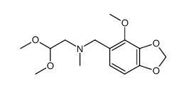 -N-methylamino>acetaldehyde dimethyl acetal Structure