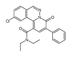 10-chloro-N,N-diethyl-4-oxo-3-phenylpyrido[2,1-a]phthalazine-1-carboxamide Structure