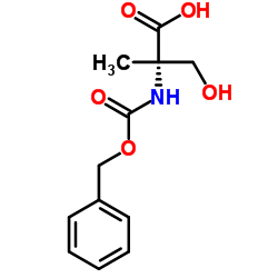 Z-2-Me-D-Ser-OH Structure