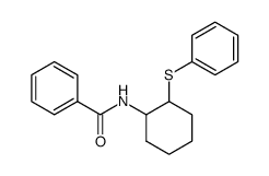 trans-1-benzamido-2-(phenylthio)cyclohexane Structure