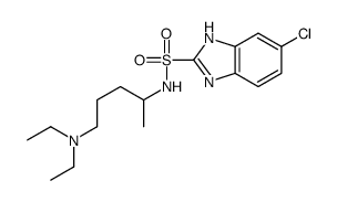 6-chloro-N-[5-(diethylamino)pentan-2-yl]-1H-benzimidazole-2-sulfonamide Structure