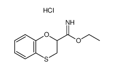 ethyl 2H-1,4-benzoxathiane-2-carboximidoate hydrochloride Structure