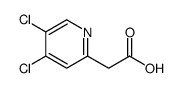 2-(4,5-dichloropyridin-2-yl)acetic acid Structure