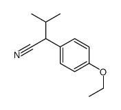 Benzeneacetonitrile, 4-ethoxy-alpha-(1-methylethyl)- (9CI) Structure