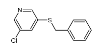 3-(苄硫基)-5-氯吡啶结构式