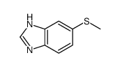 1H-Benzimidazole,5-(methylthio)-(9CI) structure