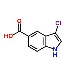 3-Chloro-1H-indole-5-carboxylic acid图片