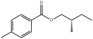 Benzoic acid, 4-Methyl-, 2-Methylbutyl ester结构式