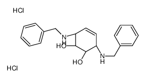 (1S,2S,3R,6R)-3,6-bis(benzylamino)cyclohex-4-ene-1,2-diol,dihydrochloride结构式