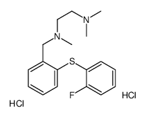 N'-[[2-(2-fluorophenyl)sulfanylphenyl]methyl]-N,N,N'-trimethylethane-1,2-diamine,dihydrochloride结构式