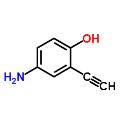 4-Amino-2-ethynylphenol结构式