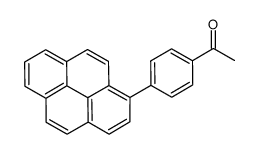 1-(4-pyren-1-ylphenyl)ethanone Structure