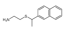 1-Amino-4-(2-naphthyl)-3-thiapentane结构式