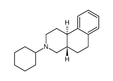 3-cyclohexyl-1,2,3,4,4a,5,6,10b-octahydrobenz(f)isoquinoline structure