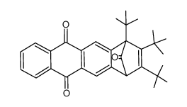 1,2,3-tri-tert-butyl-1,4-dihydro-1,4-methanotetracene-6,11,13-trione Structure