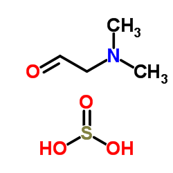 2-(二甲基氨基)乙醛亚硫酸盐结构式