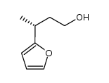 (-)-(R)-3-(furan-2-yl)butan-1-ol Structure