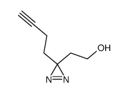 2-(3-(but-3-ynyl)-3H-diazirin-3-yl)ethanol Structure