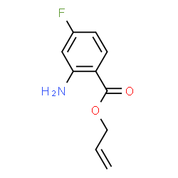 Benzoic acid, 2-amino-4-fluoro-, 2-propenyl ester (9CI) structure