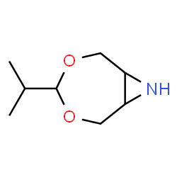 3,5-Dioxa-8-azabicyclo[5.1.0]octane,4-(1-methylethyl)-(9CI) Structure