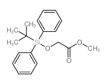 METHYL 2-((TERT-BUTYLDIPHENYLSILYL)OXY)ACETATE structure