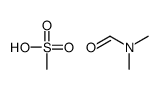 N,N-dimethylformamide,methanesulfonic acid Structure